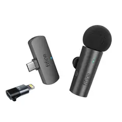 FIFINE - - Micrófono Lavalier M6 Wireless para Android y iPhone