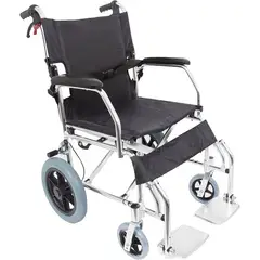 GENERICO - Silla de Ruedas de Paseo Plegable de Aluminio