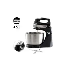 PRIMA - Batidora HM925S de Mano y Pedestal 300 Watts Negro