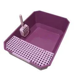 GENERICO - Arenero abierto para gato XXL rect 62x45cm - Rojo