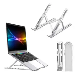 OEM - Soporte Para Laptop Y Macbook - Plegable De Metal - Plateado