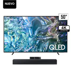 SAMSUNG - TELEVISOR 50 QLED 4K UHD SMART TV TIZEN QN50Q60DAGXPE