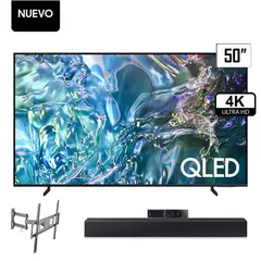 SAMSUNG - TELEVISOR 50 QLED 4K UHD SMART TV TIZEN QN50Q60DAGXPE
