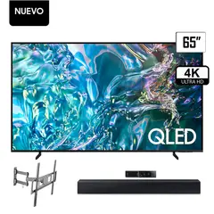 SAMSUNG - TELEVISOR 65 QLED 4K UHD SMART TV TIZEN QN65Q60DAGXPE.