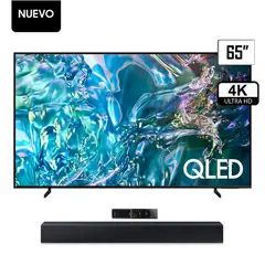 SAMSUNG - TELEVISOR 65 QLED 4K UHD SMART TV TIZEN QN65Q60DAGXPE.