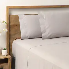 BASEMENT HOME - Juego de Sábanas Algodón Pima 286 Hilos