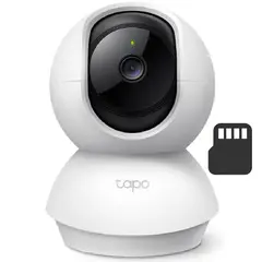 TP LINK - TP-LINK TAPO C210 128GB Camara de Vigilancia WIFI 3MP 2K 360 Alexa Google