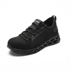 SHANDIAN - Zapatillas Seguridad Hombre Negro