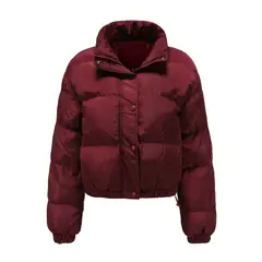 BLWOENS - Casaca Puffer Mujer - Negro - Manga Larga