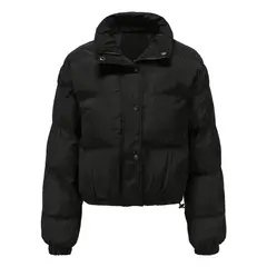 BLWOENS - Casaca Puffer Mujer - Negro - Manga Larga