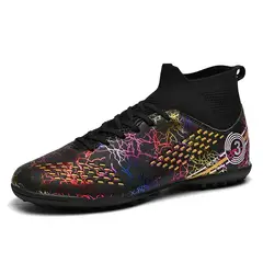 SHANDIAN - Zapatillas de Fútbol Hombre TF zapatos hombre Blanco