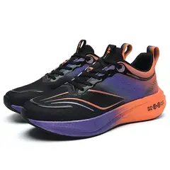 SHANDIAN - Zapatillas Running Hombre Naranja