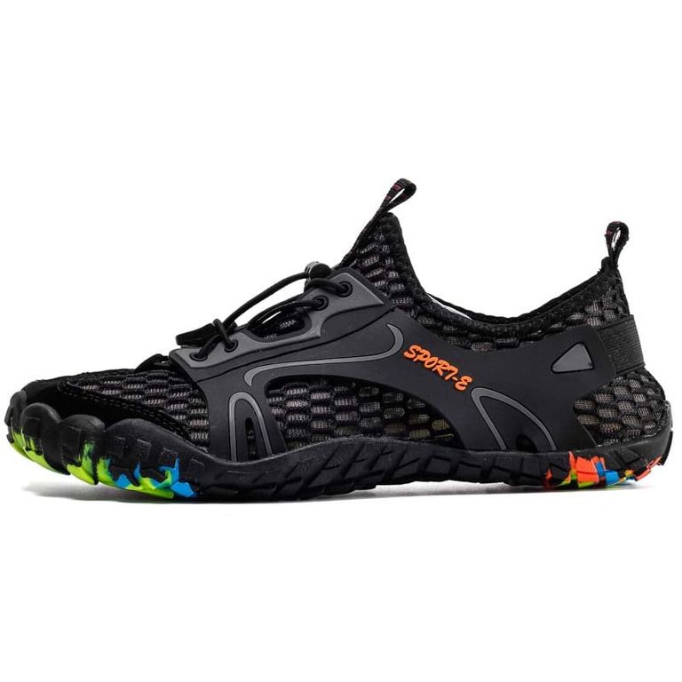 Zapatillas Agua Outdoor Hombre Secado Rapido Negro