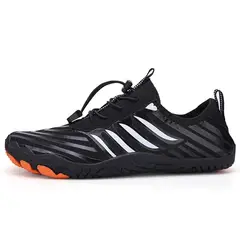 SHANDIAN - Zapatillas Agua Outdoor Hombre Secado Rapido Negro