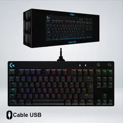 LOGITECH - TECLADO GAMER G PRO RGB LIGHTSYNC SWICTH GX BLUE
