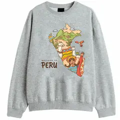 NACIONAL - Polera Sin Capucha Bienvenido a Peru