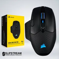 CORSAIR - MOUSE GAMER DARK CORE RGB PRO WIRELESS 18K DPI