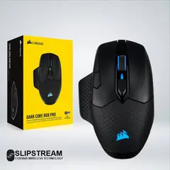 CORSAIR - MOUSE GAMER DARK CORE RGB PRO WIRELESS 18K DPI