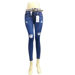 GENERICO - PANTALON SKINNY DESTROYER AZUL