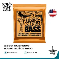 ERNIE BALL - 2833 Cuerdas Bajo Eléctrico 45/105