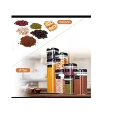 GENERICO - Frascos Herméticos A Presión Organizadores De Cocina