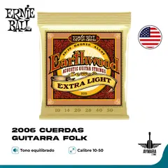 ERNIE BALL - 2006 Cuerdas Guitarra Folk 10-50