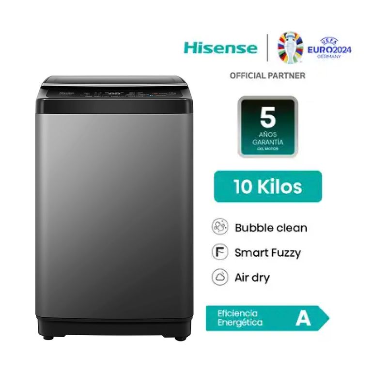 Lavadora 10Kg Carga Superior Automática WT3J1023UT Gris