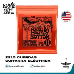 ERNIE BALL - 2215 Cuerdas Guitarra Eléctrica 10/52
