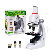 CORNER - Kit Microscopio biológico Ciencia Luz HD 450x Óptico