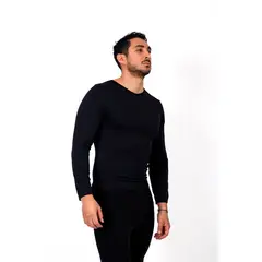 PYT - Polo Calentador Térmico Manga Larga Hombre