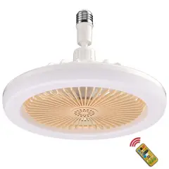 GENERICO - Foco Ventilador de Techo Giratorio con Control + Fragancia CP-FS01
