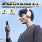 QCY - - Auriculares H3 Lite ANC BT 5.3 Duración 50Hrs - Blanco