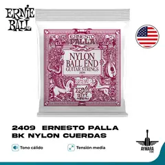 ERNIE BALL - 2409 Ernesto Palla Bk Nylon Cuerdas