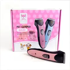 GENERICO - Maquina para Cortar Cabello de Mascota Inalámbrico - rosado