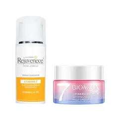 GENERICO - Serum Facial Concentre Vitamina C + Crema Aclaradora con AH