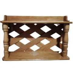 GENERICO - Repisa 2 niveles Organizador Estante para cocina en madera Natural