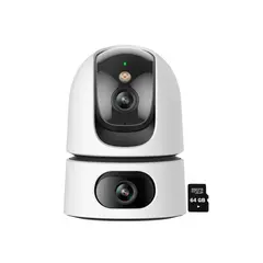 IMOU - Cámara Seguridad RANGER DUAL 5MP + 5MP 360° Full Color + SD 64Gb