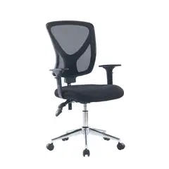 VENSO - Silla Giratoria De Oficina Ergonómica Ejecutiva RTA-6020 Negro