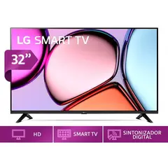 LG - Televisor 32 LED Smart TV HD con ThinQ AI 32LQ600BPSA