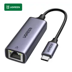 UGREEN - Adaptador Red Ethernet Rj45 a Tipo C Para Macbook Laptop CM199