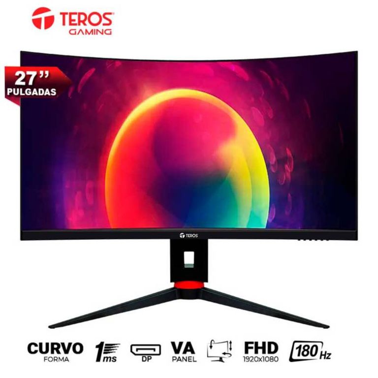 MONITOR GAMING 2766G 27 CURVO FHD 180HZ 1MS DP HDMI USB VESA