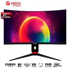 TEROS - MONITOR GAMING 2766G 27 CURVO FHD 180HZ 1MS DP HDMI USB VESA