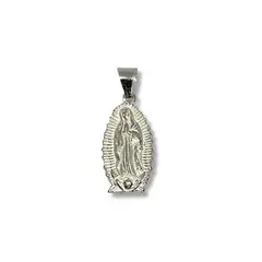 SANTORAL - Dije Virgen de Guadalupe 21mm x 12mm - Plata