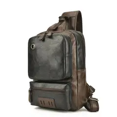 GENERICO - Mochila de cuero PU una sola asa, estilo RETRO