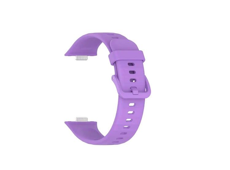 Correa de Silicona Huawei para Honor Fit 3 - Morado