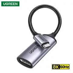 UGREEN - Adaptador Tipo C a DisplayPort 1.4 8k a 60Hz Thunderbolt 4/3
