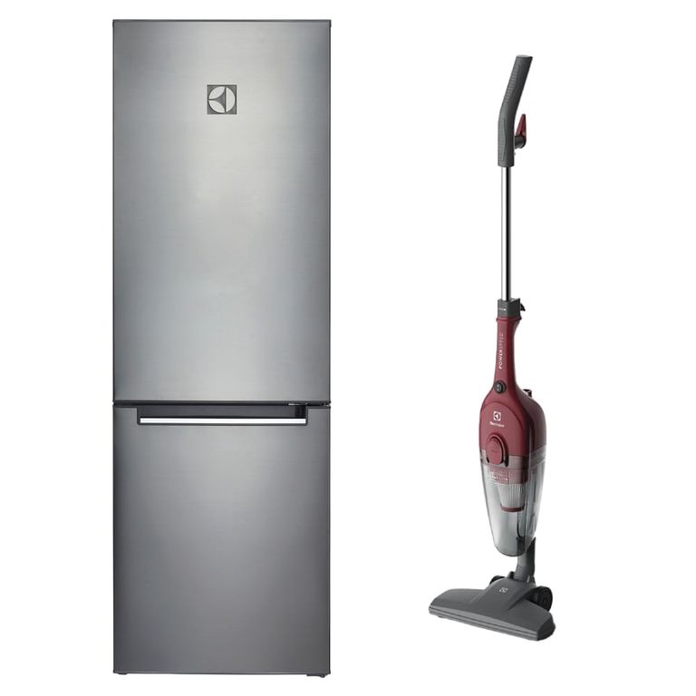 Combo Refrigeradora Bottom Freezer 310L ERT32G2KSQS + Aspiradora vertical STK13