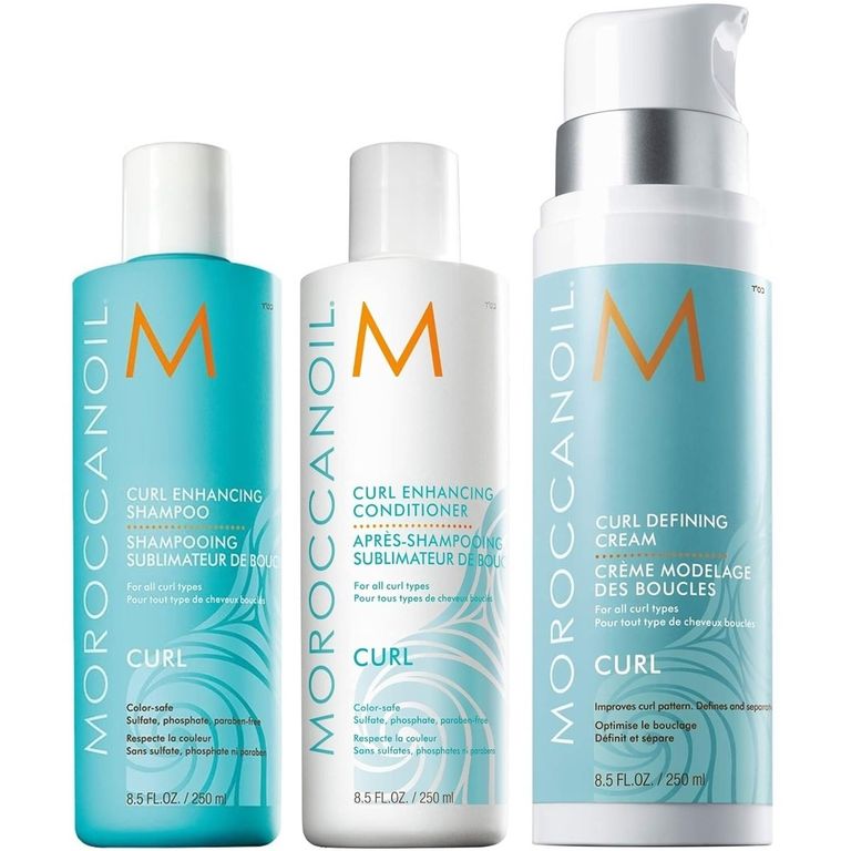 Shampoo Rizos 250ml+ Acondicionador+ Crema Definidora Curl