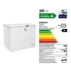 ELECTROLUX - Congelador de 251 Litros Frost EFCC25C2HUW – Blanco