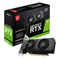 TARJETA VIDEO 6GB RTX 3050 NVIDIA GEFORCE LOW PROFILE HDMI 96BIT